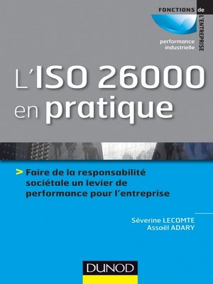cover image of L'ISO 26000 en pratique